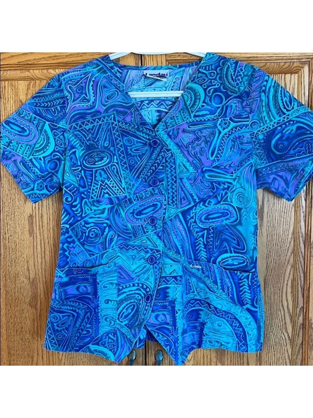 Landau Scrub Top.